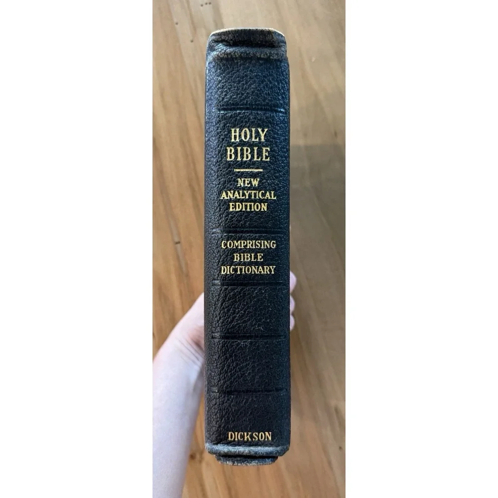The New Analytical Bible & Dictionary, Authorized KJV Dickson 1941, Leather